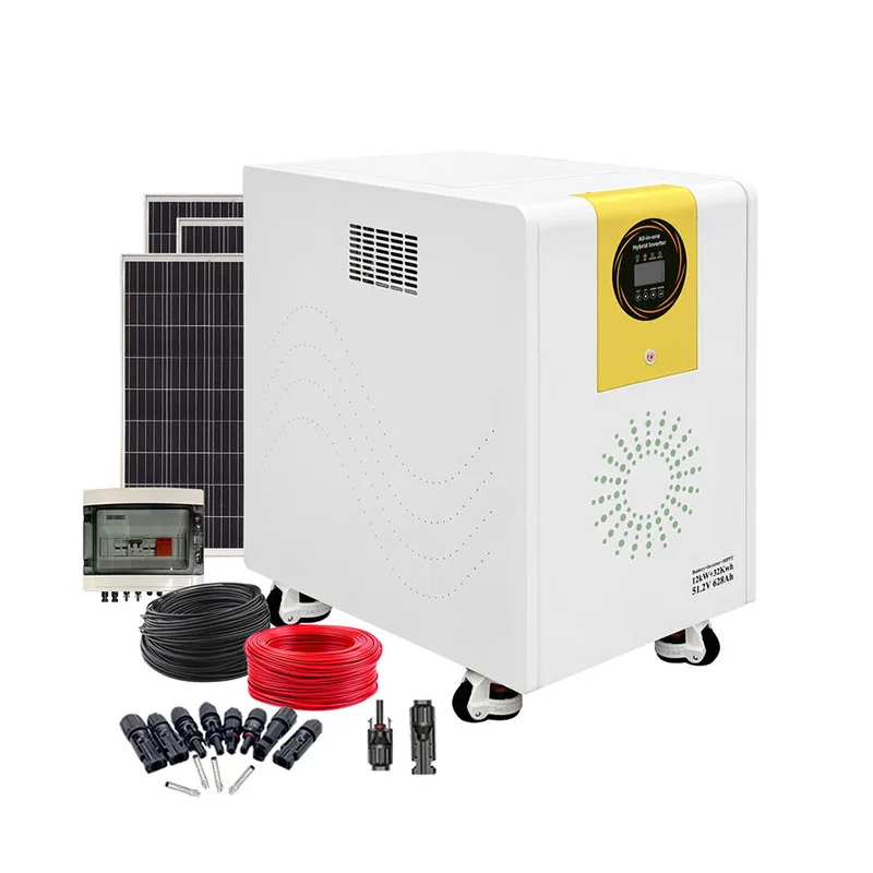 Off-Grid MPPT-kotikoneen 12kw invertteri 32kwh akku